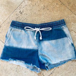aerie denim shorts